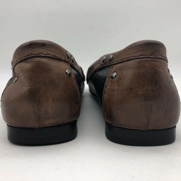 Cole Haan Womens Loafers Black/Brown Moc Toe - Picture 5 of 8